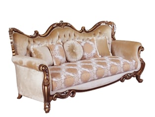 Buy Brown, Gold, Antique, Silver European Furniture Living Room 