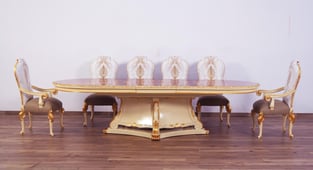 Order Beige, Gold, Pearl European Furniture 40059-D-Set-13 Dining Room now