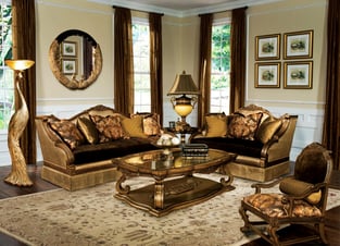 Living Room  Bronze, Brown, Gold Benneti image