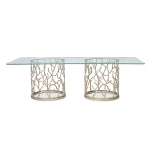 Buy Silver, Light Grey Caracole Dining Room 