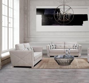 Living Room  Gray Cosmos Furniture image