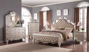 Order Silver, Gray Cosmos Furniture  SONIAQUEENBED Bedroom now