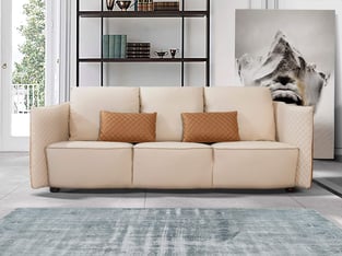 Living Room  Beige, Orange European Furniture photo