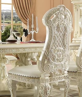 Buy White, Gold Homey Design  Dining Room 