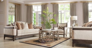 Living Room  Beige, Brown Homey Design  photo