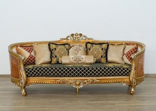 Living Room  Gold, Antique, Silver, Black European Furniture image