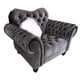 Gray Velvet Sofa Set 3Pcs Transitional Cosmos Furniture Gracie