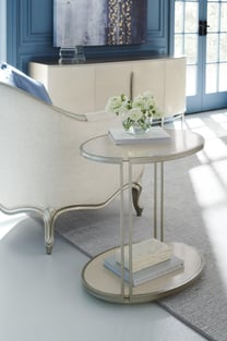 Gold, Cream, Metallic Caracole CLA-020-401-Set-2 Accent Tables interior