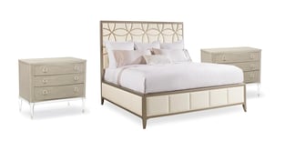 Bedroom  White, Taupe Caracole image