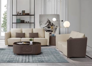 Taupe, Light Grey European Furniture EF-52550-L Living Room interior