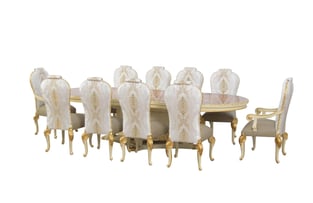 Dining Room  Beige, Gold European Furniture photo