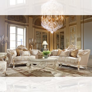 Order White Homey Design  HD-2669-SSET3 Living Room now