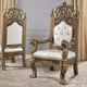 Perfect Brown & Leather Dining Chair Set 2Pcs Traditional Homey Design HD-1802