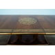 Luxury Ebony & Gold Red Velvet ROSELLA Dining Table Set 11Ps EUROPEAN FURNITURE 