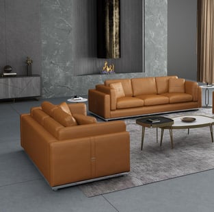 Living Room  Cognac European Furniture photo