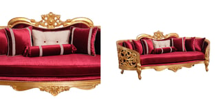 Buy now Burgundy, Gold, Antique European Furniture 30015-S