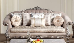 Living Room  Beige, Silver Cosmos Furniture photo