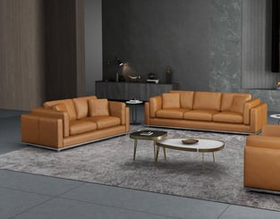 Cognac European Furniture EF-25552-Set-2 Living Room interior