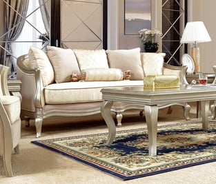 Silver, Metallic Homey Design  HD-700-Set-2 Living Room interior