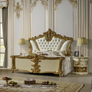 Bedroom  White, Gold Homey Design  photo