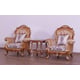 Thumbnail of Gold, Antique, Silver, Black European Furniture 38996-Set-4 Living Room interior