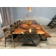 Epoxy River Dining Table European Furniture Bosawas WVT0043-118-T