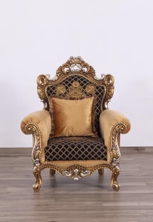 Order Brown, Gold European Furniture 42035-Set-3 Living Room now