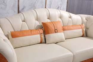 Living Room  Off-White, Orange European Furniture photo