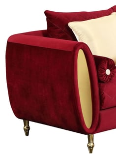 Living Room  Gold, Red Cosmos Furniture photo