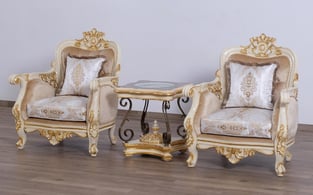 Living Room  Beige, Gold, Antique European Furniture image