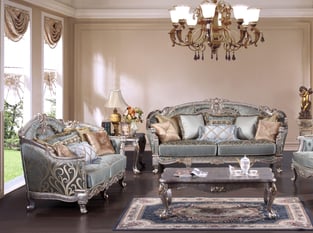 Living Room  Silver, Gray Cosmos Furniture image