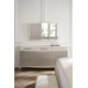 Cappuccino, Sparkling Argent & Alabaster Dresser TEMPO by Caracole 