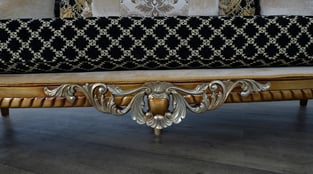 Buy now Gold, Antique, Silver, Black European Furniture 68586-S-Set-3