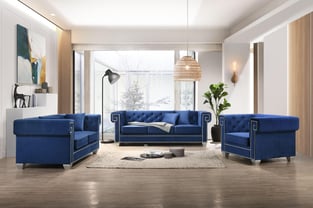 Buy now Blue Cosmos Furniture Clover Blue-Set-2