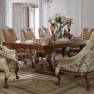 Dining Room  Brown, Gold, Cherry Homey Design  image