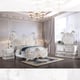 Traditional Ivory Wood Dresser and Mirror Homey Design HD-1808