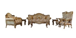 Buy now Brown, Gold, Silver European Furniture 43553-C-Set-2