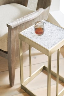 Gold, Clear Caracole CLA-019-426 Accent Tables interior