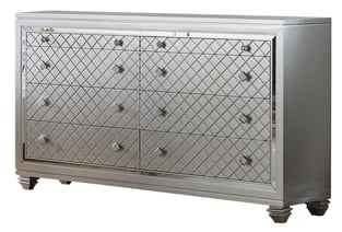 Silver Cosmos Furniture Shiney-K-Set-5 Bedroom interior