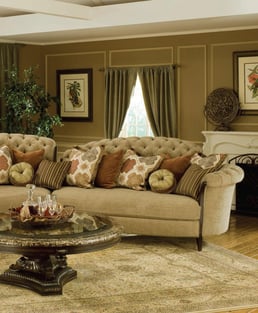 Buy Beige, Dark Brown, Walnut Benneti Living Room 