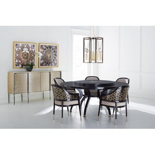 Dining Room  Gold, Black, Ebony Caracole image