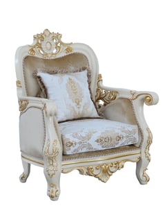 Beige, Gold, Antique European Furniture 30017-S-Set-6 Living Room interior