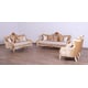Luxury Pearl Beige & Gold VERONICA III Sofa Set 3 EUROPEAN FURNITURE Traditional