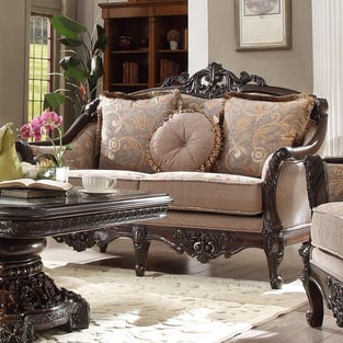 Buy Mahogany, Beige Homey Design  Living Room 