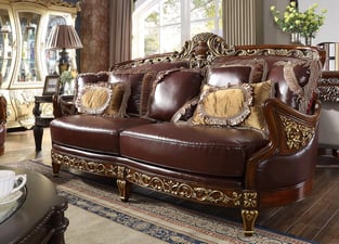 Living Room  Mahogany, Brown Homey Design  image