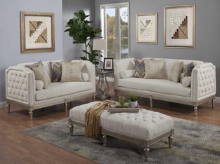 Buy Cream, Platinum Benneti Living Room 