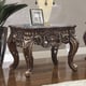 Luxury Cherry Walnut End Table Set 2Pcs HD-998C Homey Design Traditional