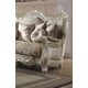 Antique Ivory Chenille Sofa Traditional Homey Design HD-2657