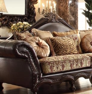 Order Gold, Dark Chocolate, Copper Homey Design  HD-3280-SLC-SET-3 Living Room now