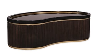 Accent Tables  Ebony, Brass Caracole image